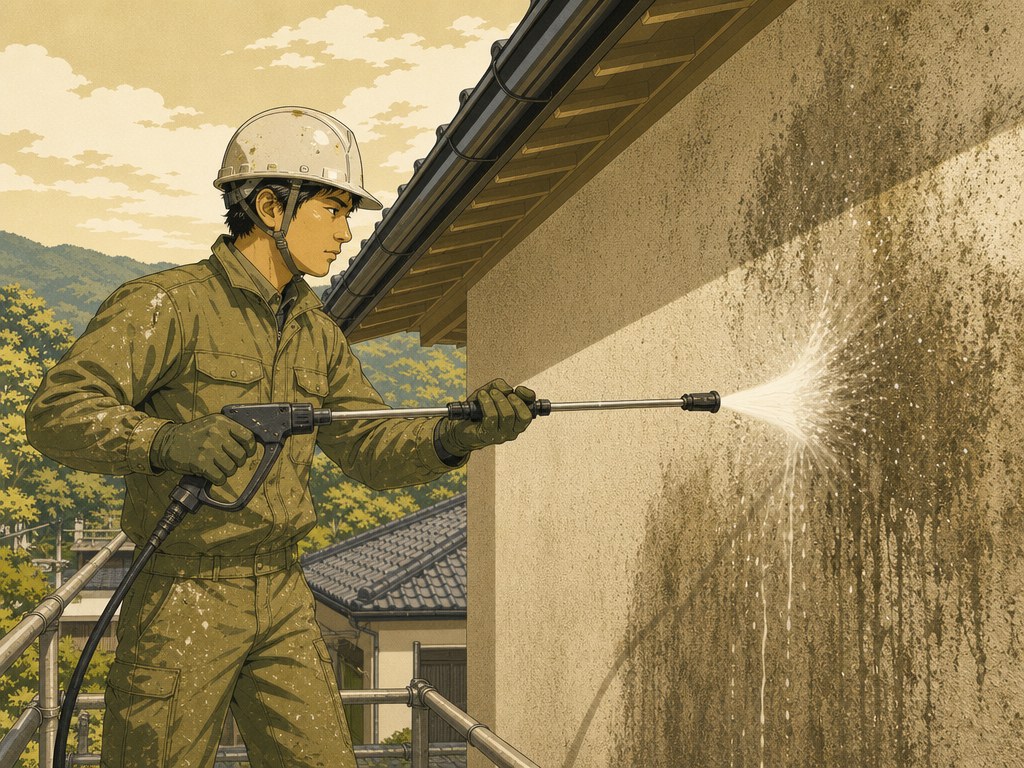 高圧洗浄・下地補修